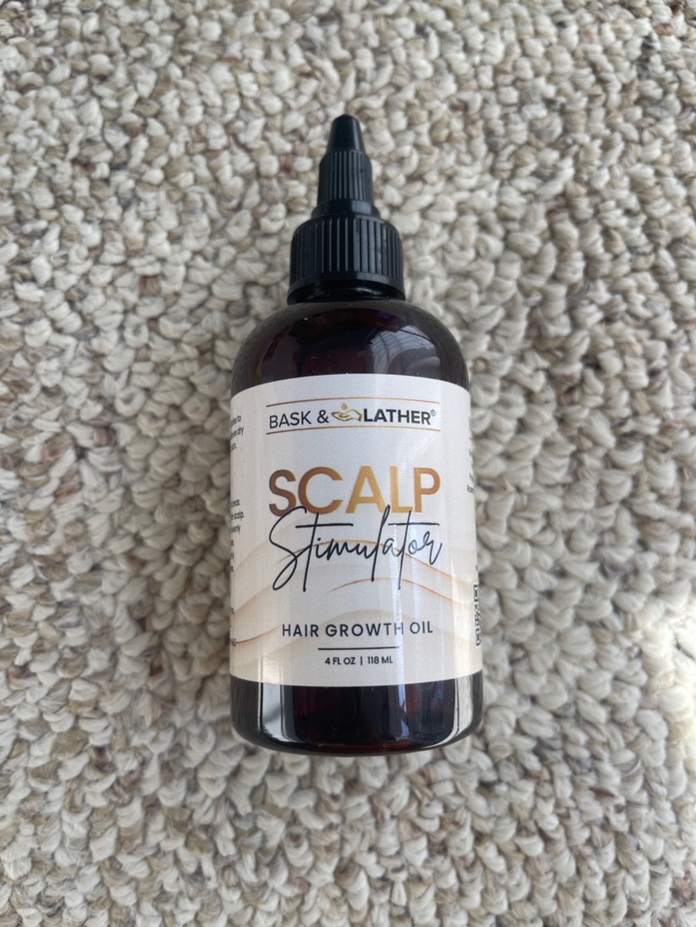 Scalp Stimulator Hair Growth Oil - Brown Bottle